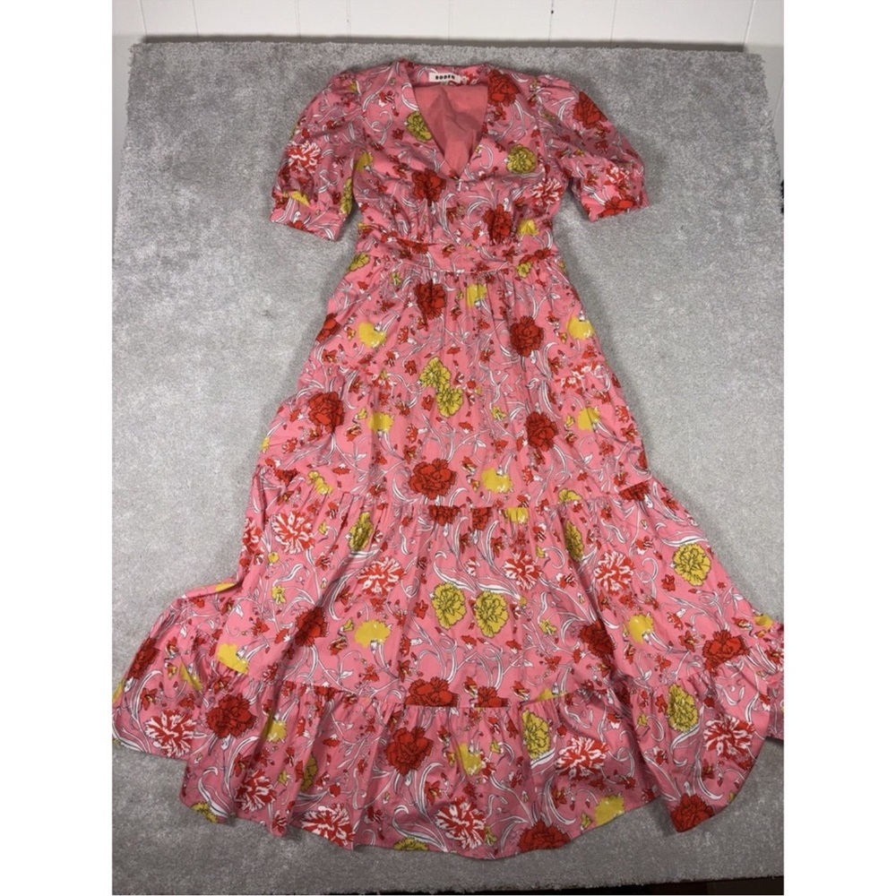 Boden Pink Floral Maxi Dress Exellent condition. - Picture 3 of 9
